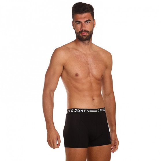 3PACK Boxershorts för herrar Jack and Jones svart (12081832 - black/black)