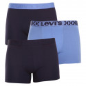 3PACK Boxershorts för herrar Levis blå (701203918 001)