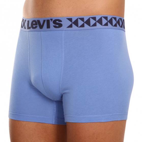 3PACK Boxershorts för herrar Levis blå (701203918 001)