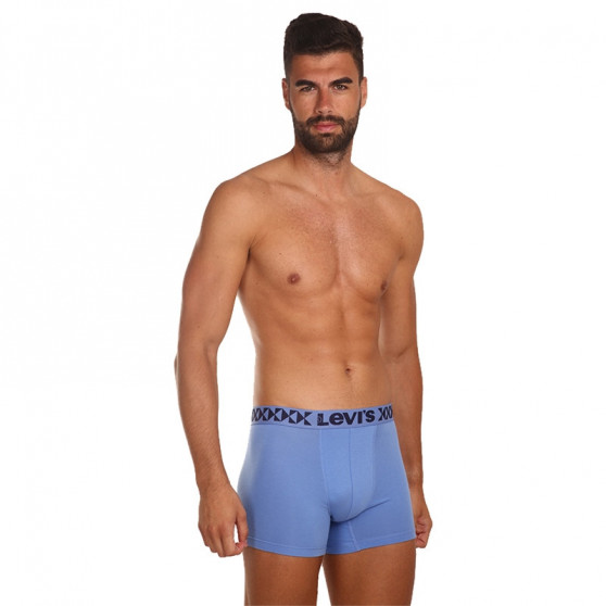 3PACK Boxershorts för herrar Levis blå (701203918 001)