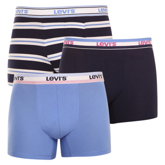 3PACK Boxershorts för herrar Levis multicolour (701205104 002)