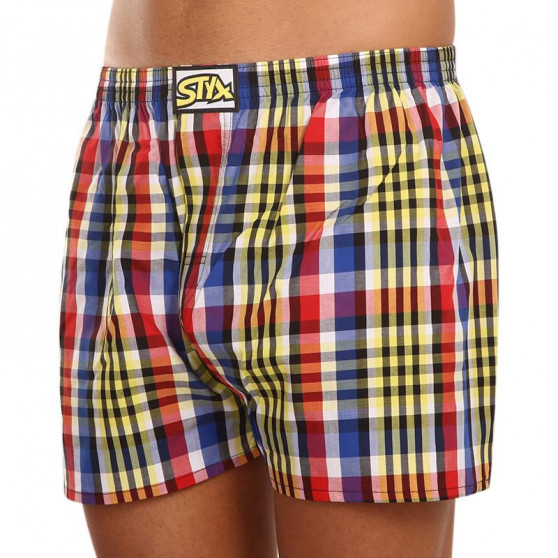 3PACK Boxershorts för herrar Styx klassisk elastisk flerfärgad (A8333840)