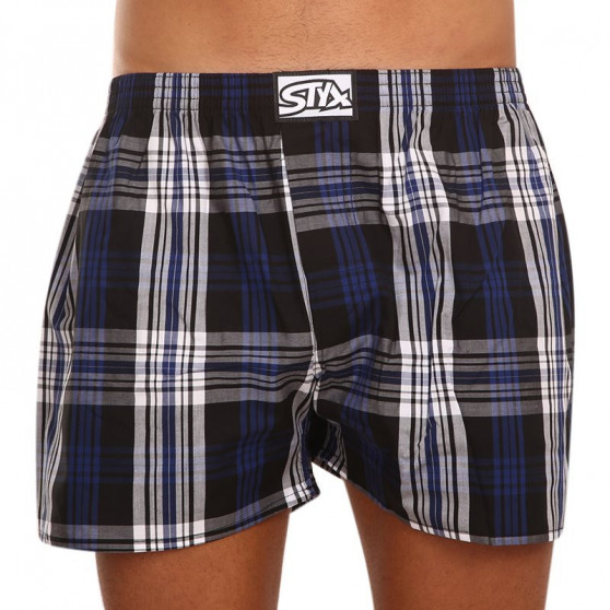 3PACK Boxershorts för herrar Styx klassisk elastisk flerfärgad (A8333840)