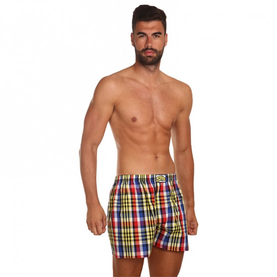 3PACK Boxershorts för herrar Styx klassisk elastisk flerfärgad (A8333840)