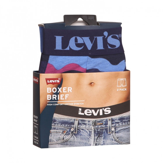 2PACK Boxershorts för herrar Levis multicolour (701203910 001)