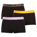 3PACK Boxershorts för herrar Levis svart (905042001 016)