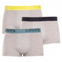 3PACK Boxershorts för herrar Levis grå (905042001 015)