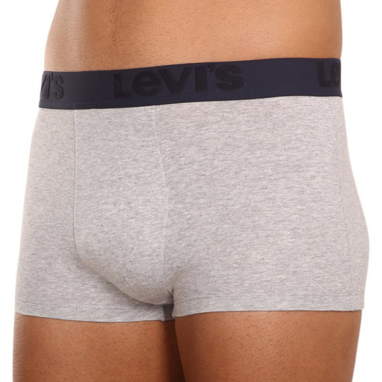 3PACK Boxershorts för herrar Levis grå (905042001 015)