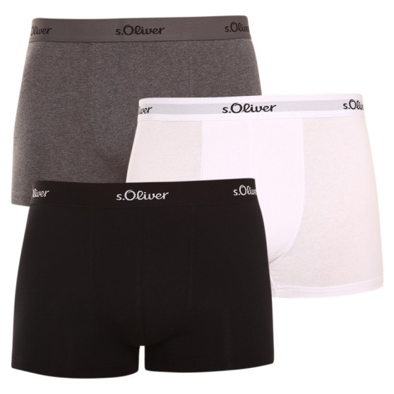 3PACK Boxershorts S.Oliver för herrar flerfärgad (JH-34B-23757453)