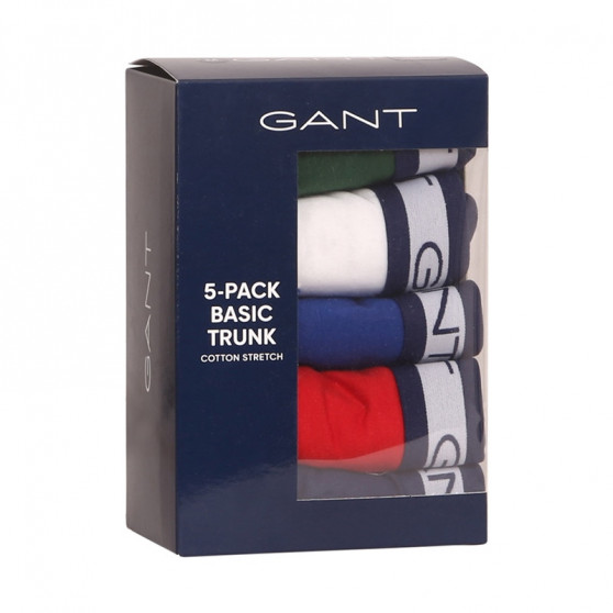 5PACK Boxershorts för herrar Gant multicolour (902035553-338)