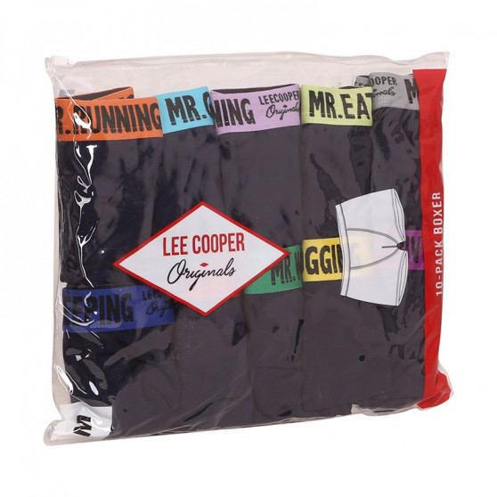 10PACK Boxershorts för herrar Lee Cooper blå (LCUBOX10P0101-1410367)