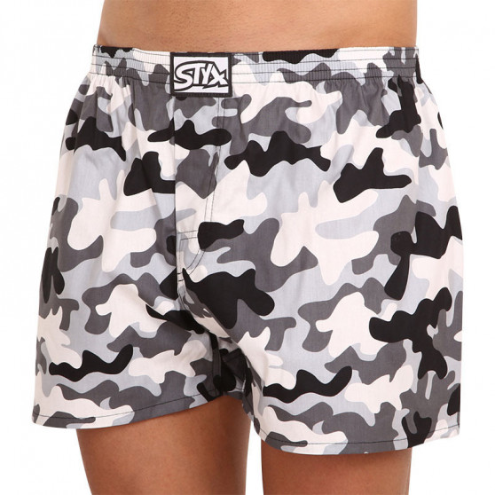 Boxershorts för herrar Styx art klassiskt gummi överdimensionerat camouflage (E1457)