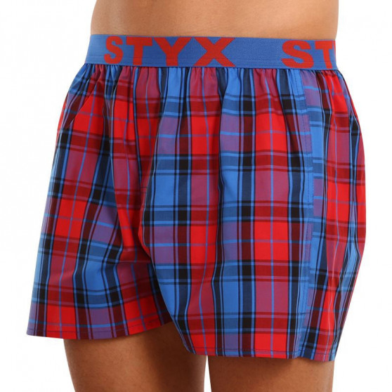 5PACK Boxershorts för herrar Styx sport elastisk flerfärgad (B9225678)