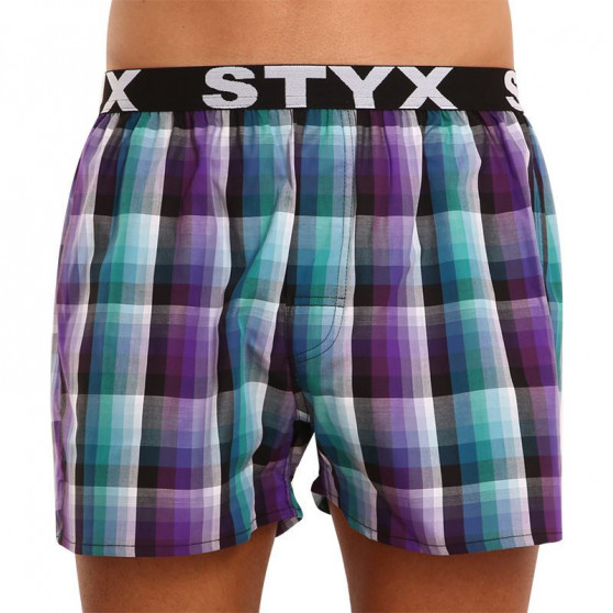 5PACK Boxershorts för herrar Styx sport elastisk flerfärgad (B9225678)