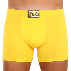 Boxershorts för herrar Styx lång klassisk elastisk gul (F1068)