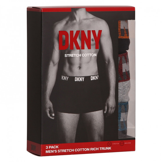 3PACK Boxershorts för herrar DKNY Bellevue multicolour (U5_6654_DKY_3PKA)