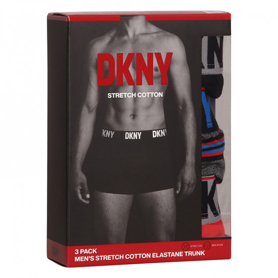 3PACK Boxershorts för herrar DKNY Elkins multicolour (U5_6659_DKY_3PKA)