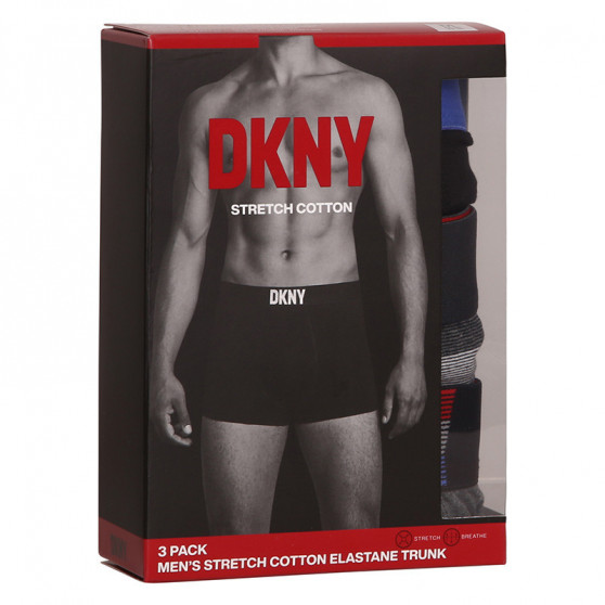 3PACK Boxershorts för herrar DKNY Hinton multicolour (U5_6660_DKY_3PKB)