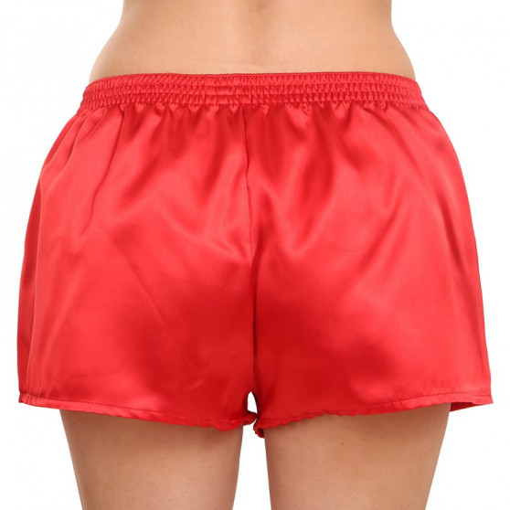 Damshorts Styx klassisk elastisk satin röd (L663)