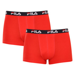 2PACK Boxershorts för herrar Fila röd (FU5142/2-118)