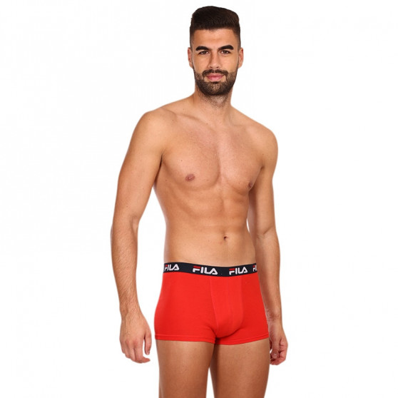 2PACK Boxershorts för herrar Fila röd (FU5142/2-118)