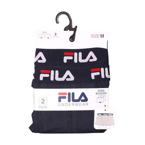 2PACK Boxershorts för herrar Fila blå (FU5142/2-321)