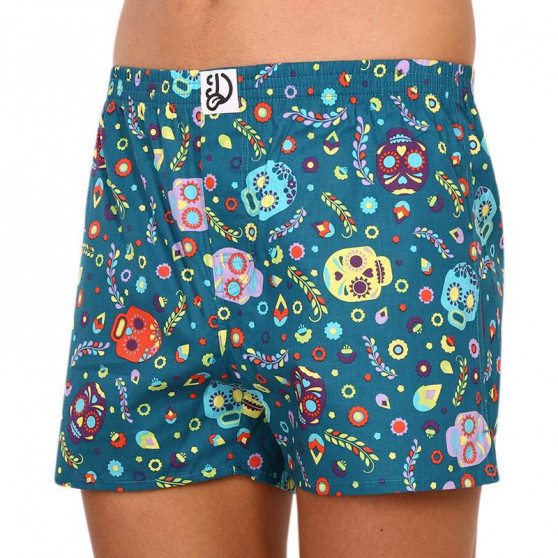 Glada Boxershorts för herrar Dedoles Dödskallar och blommor (D-M-UN-LB-C-C-1464)