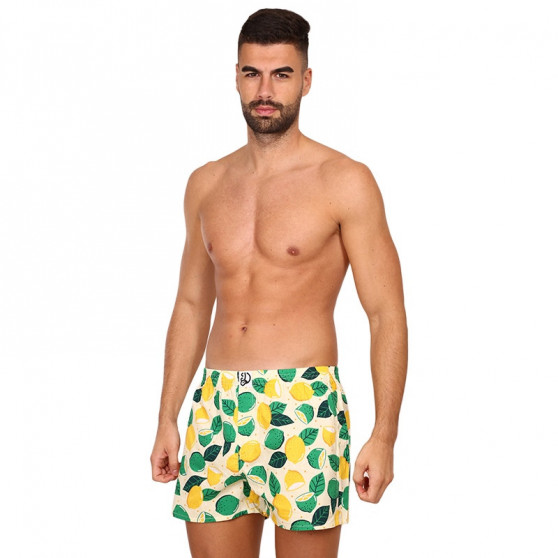 Glada Boxershorts för herrar Dedoles Lime och citron (D-M-UN-LB-C-C-1563)