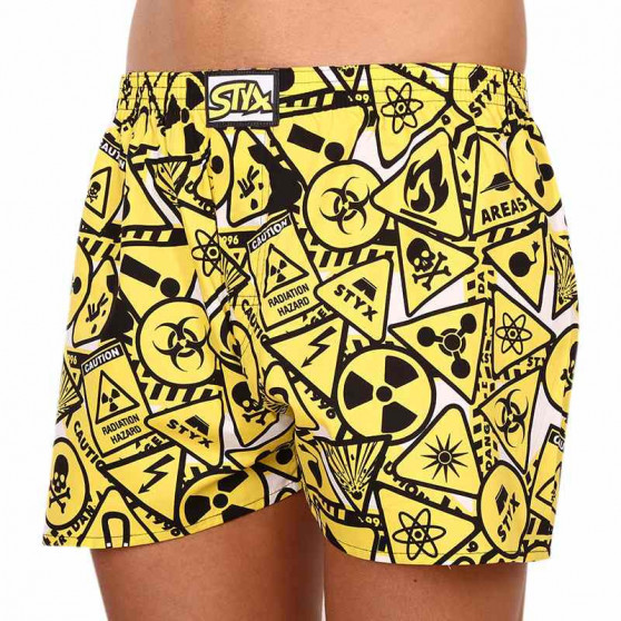 Boxershorts för herrar Styx art classic rubber alert (A1350)