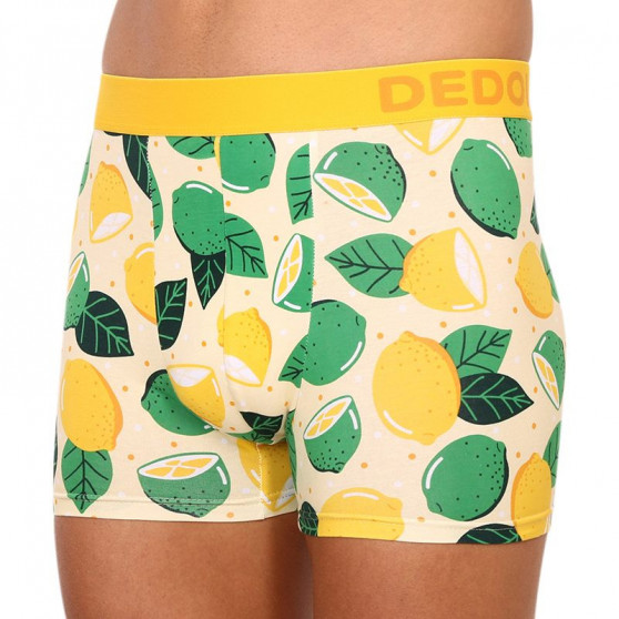 Glada boxershorts för herrar Dedoles Lime och citron (D-M-UN-T-C-C-1563)