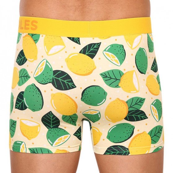 Glada boxershorts för herrar Dedoles Lime och citron (D-M-UN-T-C-C-1563)