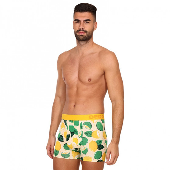 Glada boxershorts för herrar Dedoles Lime och citron (D-M-UN-T-C-C-1563)