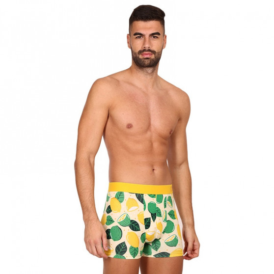 Glada boxershorts för herrar Dedoles Lime och citron (D-M-UN-T-C-C-1563)