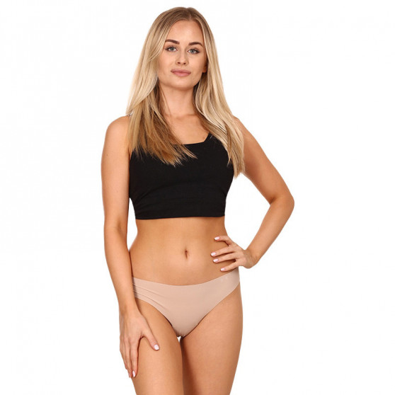 3PACK Stringtrosor för damer Under Armour beige (1325615 249)