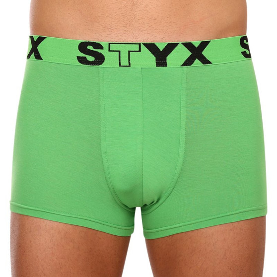 Boxershorts för herrar Styx sport elastisk grön (G1069)