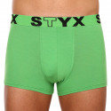 Boxershorts för herrar Styx sport elastisk grön (G1069)