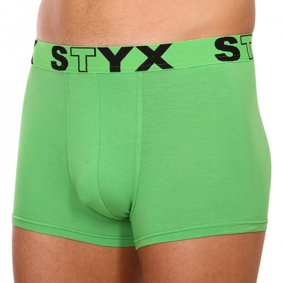 Boxershorts för herrar Styx sport elastisk grön (G1069)