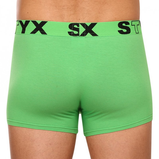 Boxershorts för herrar Styx sport elastisk grön (G1069)