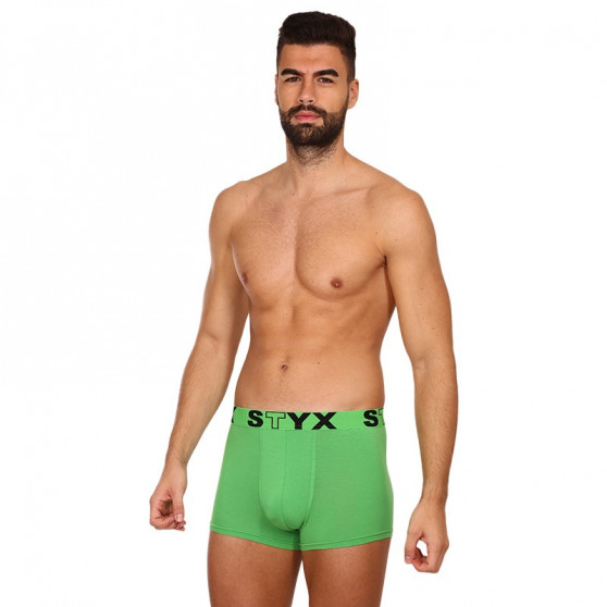 Boxershorts för herrar Styx sport elastisk grön (G1069)