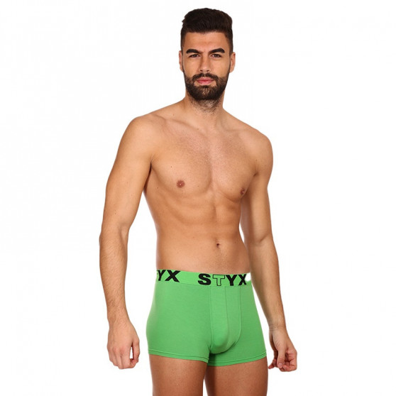 Boxershorts för herrar Styx sport elastisk grön (G1069)