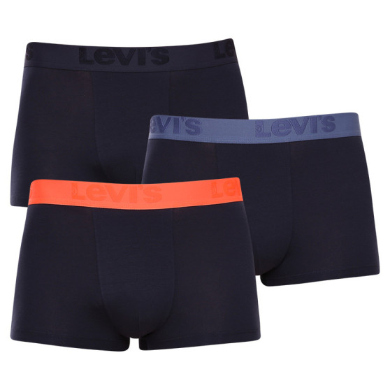 3PACK Boxershorts för herrar Levis svart (905042001 017)