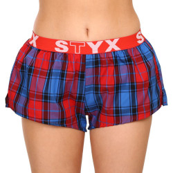 Damshorts Styx sport elastisk flerfärgad (T927)