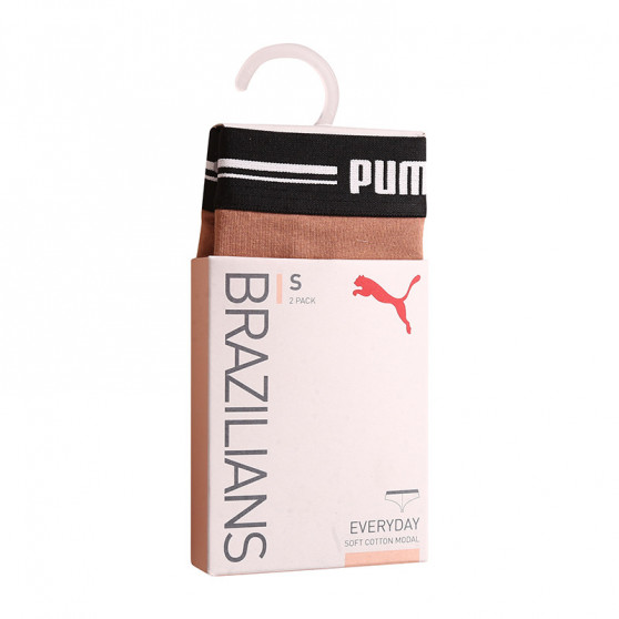 2PACK Brasilianska trosor för kvinnor Puma brun (603043001 010)