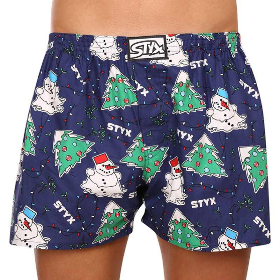 Boxershorts för herrar Styx art classic rubber Christmas (A1450)