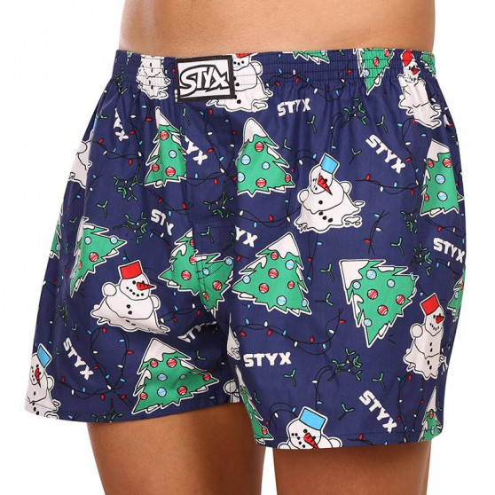 Boxershorts för herrar Styx art classic rubber Christmas (A1450)