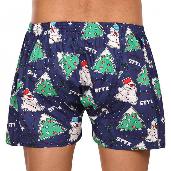 Boxershorts för herrar Styx art classic rubber Christmas (A1450)