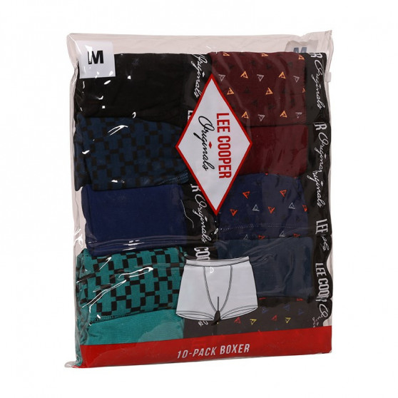 10PACK Boxershorts för herrar Lee Cooper multicolour (LCUBOX10P0105-1769864)