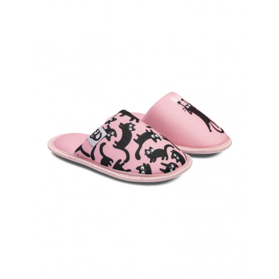 Glada babytofflor Dedoles Rosa katter (D-K-F-KS-C-T-079)