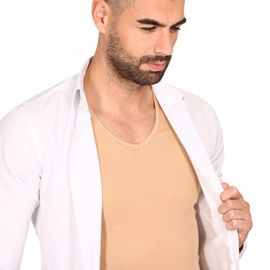 Osynlig T-shirt för män Covert beige (126962-410)