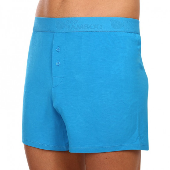 Boxershorts för herrar Gino bamboo blå (75195)